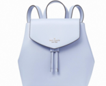 New Kate Spade Lizzie Saffiano Medium Flap Backpack Candied Blue / Dust bag - $123.41