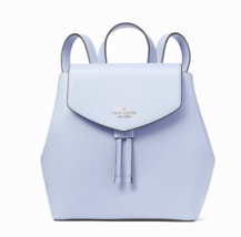New Kate Spade Lizzie Saffiano Medium Flap Backpack Candied Blue / Dust bag - £97.04 GBP