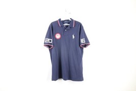 Ralph Lauren Mens L Spell Out Athlete Issued 2016 Olympics Collared Polo Shirt - £54.87 GBP