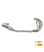 The Protech SC-1 Kawasaki ZX-25R 2in1 exhaust can be installed under/OnT... - $901.28 CAD