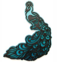 Peacock bird two layer wall hanging custom sign laser gift - $20.00