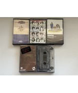 1970s Pop Rock Cassette Tape Lot of 5 Albums Jimmy Buffett Rolling Stones & More