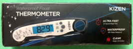 KIZEN Waterproof  Digital Food  Kitchen BBQ Thermometer BLACK NEW - $19.68