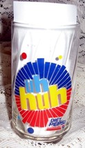 Diet Pepsi &quot;Uh Huh&quot;- 12 oz. Glass-Libbey- Ad Campaign &#39;90-&#39;93 - $168.93 MXN