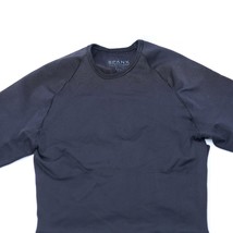 Spanx Shirt Men Medium Black Cotton Compression Undershirt Performance S... - £28.66 GBP