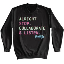 Vanilla Ice Alright Stop Collaborate &amp; Listen Sweater - $50.99+