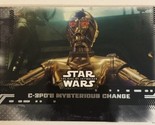Star Wars Rise Of Skywalker Trading Card #62 C-3PO’s Mysterious Anthony ... - $1.98