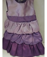 American Girl or 18&quot; Other Doll --3 Tone Purple Dress 9 1/2&quot; ^ - $10.00