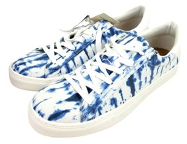 Universal Thread Goods Ingrid Size 6.5 Tie-dye Blue &amp; White Memory Foam Sneakers - £8.71 GBP