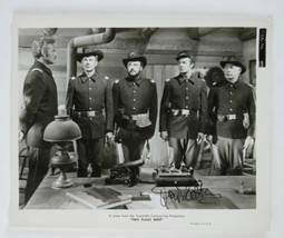 Joseph Cotten Signed B&amp;W 8x10 Promo Photo Two Flags West Autographed - £31.37 GBP