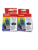 Canon Genuine BCI-21 Black Ink BJC-4000, BJC-5500 Multi Pass CFX-B380IF New 2 - £14.75 GBP