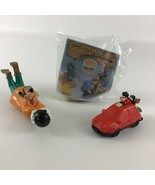 Disney Goofy &amp; Max Adventure Toys Burger King Wind Up Pull Back Vintage ... - $28.17 CAD