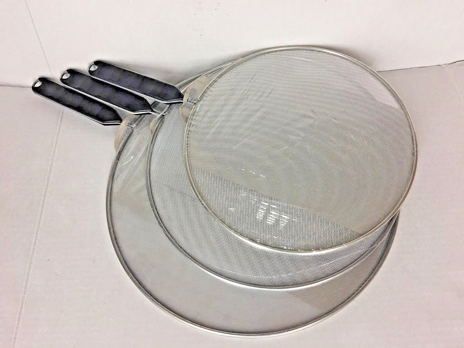 3pcs / Set, Salpicadura Pantalla Cocina Tapa Pan Malla 10 &quot;, 11 &quot;, 33cm ... - $17.27
