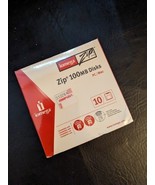 Iomega Zip Drive Disks 10 pack 100MB PC Mac Formatted NEW - $650.33 MXN