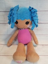 Build A Bear BAB Lalaloopsy Plush Doll Mittens Fluff &#39;N&#39; Stuff Blue Hair 20 inch - £12.61 GBP