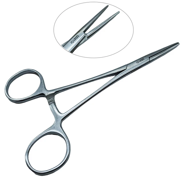 1pc Stainless Steel Hemostatic Forceps Surgical Forceps Tool Hemostat Loc Clamps - £137.30 GBP