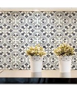 Augusta Tile Stencil - Stencils for Painting DIY Cement Tiles - Reusable... - $256.81 MXN