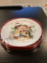 Vintage American Greetings Lasting Memories Gentle Hearts Collector Plate 6.25&quot; - £6.23 GBP
