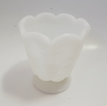 E.O. Brody Co Milk Glass Pedestal Planter White  Vintage - £7.92 GBP