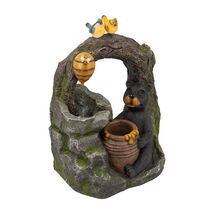 Woodland Animal Fountain: 18.5x11.8x22.6" Outdoor - $349.99