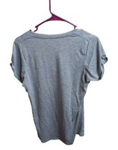 Nike Womens Printed Short Sleeves T-Shirt Color Gray Color XL - £27.40 GBP