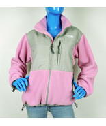 The North Face Womens Denali Jacket Size M 8 10 Pink Gray Polartec Fleec... - £28.64 GBP