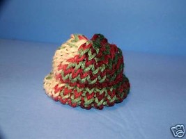 Forest Knit Cap Hat Sock Monkey/doll NEW Handmade - $6.99
