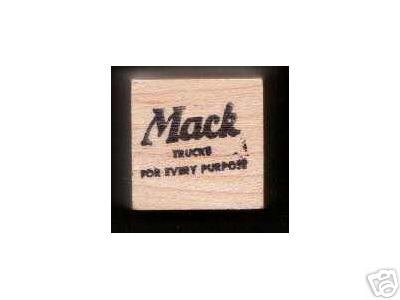 Mack Truck Logo rubber stamp trucks for every purpose - $5.00
