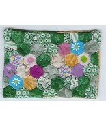 GrandMothers Flower Garden Quilt ACEO Handquilted OOAK - £19.69 GBP