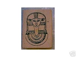 Hathor Egyptian rubber stamp cow god godess - $8.00