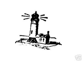 Small Lighthouse rubber stamp light house - £4.69 GBP