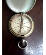 Old Nautical Antique Vintage Classic Style Brass Pocket Compass Of U.S Navy - £85.18 GBP
