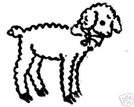 Lamb sheep Rubber stamp CUTE! - £4.79 GBP