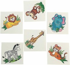 36 Zoo Animal Temporary Tattoos - $7.39 CAD