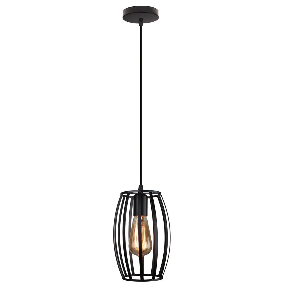 Vintage Industrial Pendant Light Lighting  Cage Lamp Shade Loft Hanging Lights f - £171.75 GBP