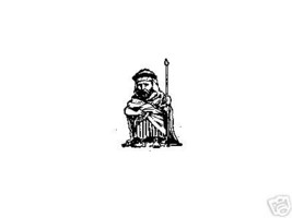 Arab Man rubber stamp Sheik Shepard Arabian Shephard - £4.69 GBP