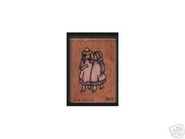 2 Girls chatting rubber stamp Stampendous 1995 - £3.92 GBP