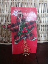 Christmas /Holiday Tree Topper Buffalo Style For Small Xmas Tree-New-SHI... - $254.02 MXN