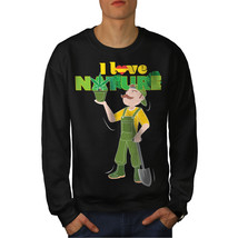 Wellcoda Love Blunt 42 Pot Rasta Mens Sweatshirt, Plant Casual Pullover Jumper - £24.11 GBP+