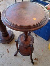 antique table/plant stand - $95.00