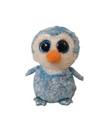 Ty Beanie Boos Ice Cube Blue purple Penguin Glitter eyes Beanbag 2015 9&quot; - €6,42 EUR