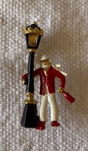 ⭕VTG, Art Deco, brooch, pin, enameled, hand painted, 3.5cm high, never used - $263.84 MXN