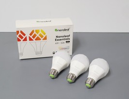 Nanoleaf NL45-0800WT120E26 Essentials A19 Smart LED Bulbs (3-Pack) - $467.85 MXN