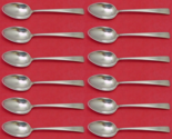 Craftsman by Towle Sterling Silver Teaspoon Set 12 pieces 6&quot; - $474.21