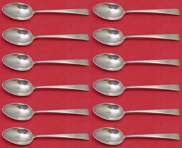 Craftsman by Towle Sterling Silver Teaspoon Set 12 pieces 6&quot; - £373.16 GBP