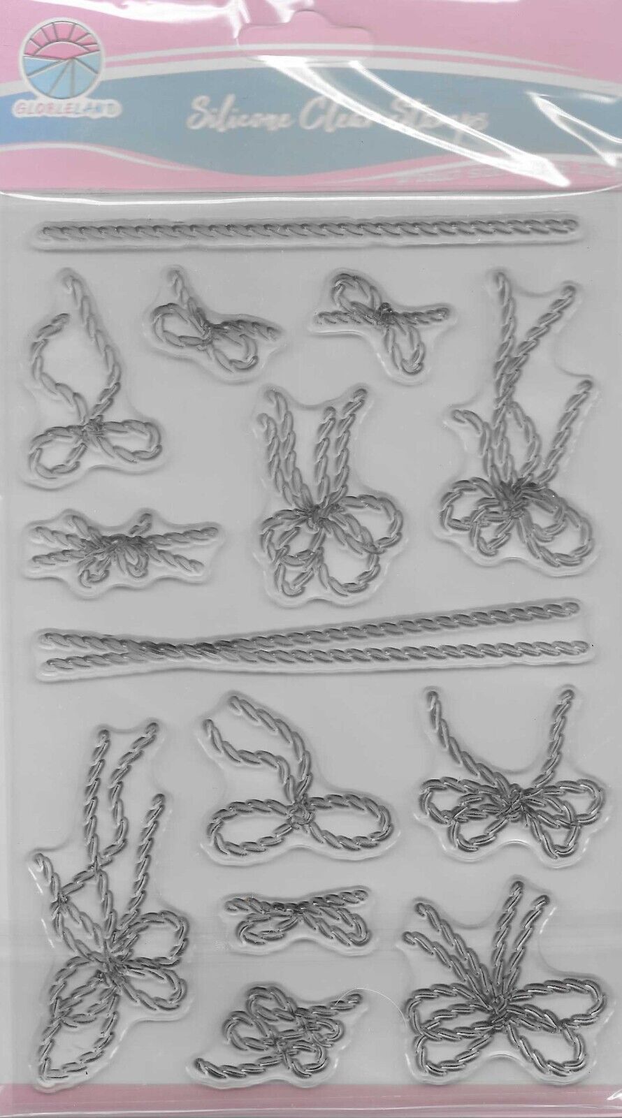 A6 Bow Stamp set - $6.00