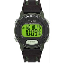 TIMEX Men&#39;s Expedition Chrono Digital Watch, Indiglo, Alarm, Timer TW4B2... - $39.99