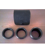 Asahi Pentax Extension Tube Set (I, II & III) + Case [Vintage M42 Screw Mount] - $27.95