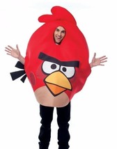 Angry Birds Red Bird Comical Adult Halloween Costume Men&#39;s Size Standard - £41.84 GBP