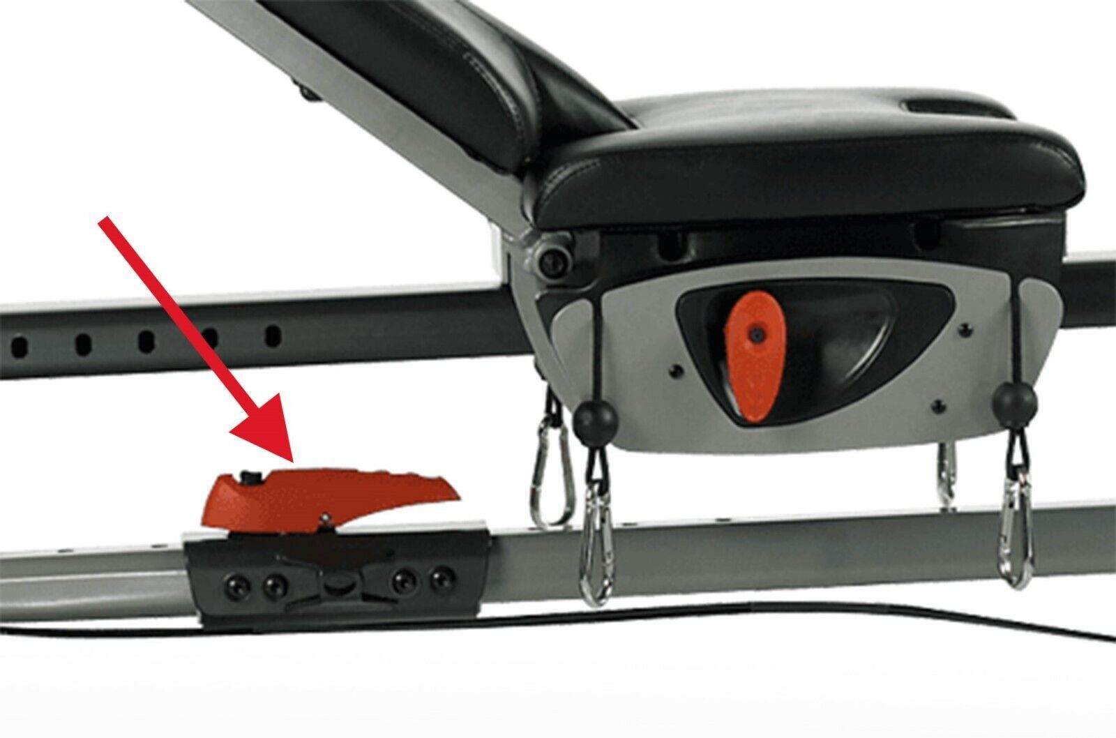 TWO USED Cable Adjustment Slider Locking Lever Spring Pin Bowflex